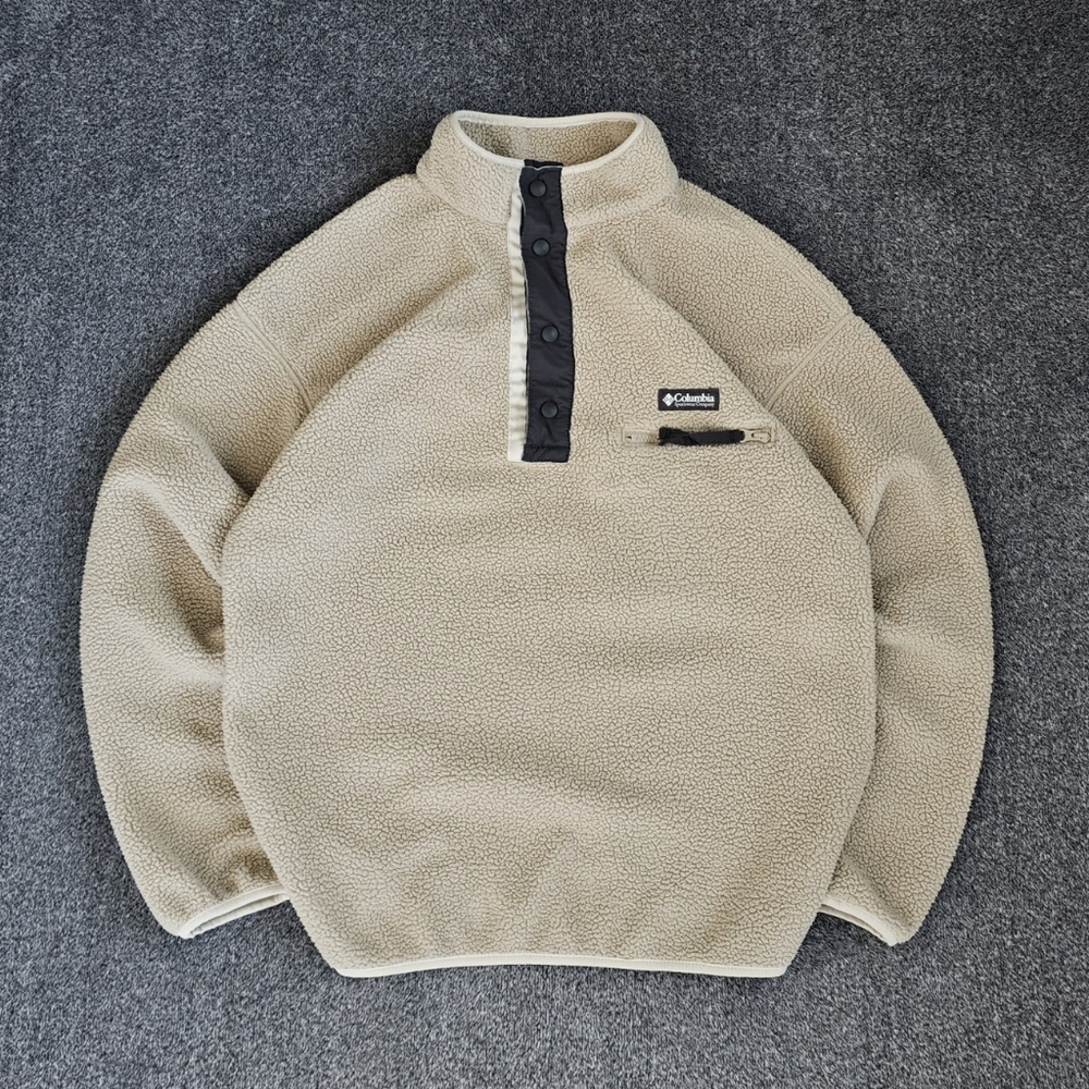 Columbia Men's Helvetia Half Snap Fleece Pullover Jacket Size Medium 